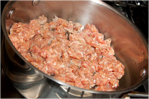 brown the sausage
